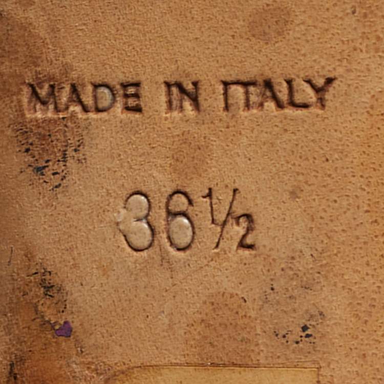 Pre Owned Dior Size 36.5 Black Patent Leather Caged Strappy Sandals