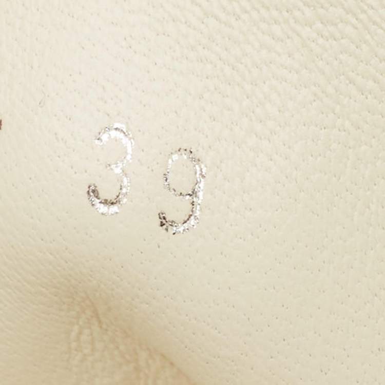 Pre Owned Dior Walk'n'Dior Size 39 White Canvas Low Top Sneakers