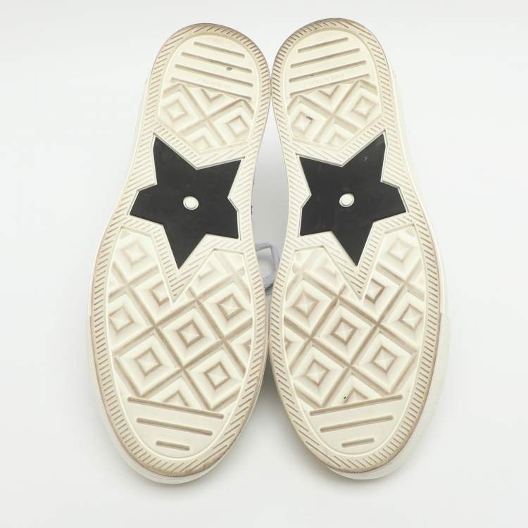 Pre Owned Dior Walk'n'Dior Size 38 Black/White Lace and Mesh Low Top Sneakers