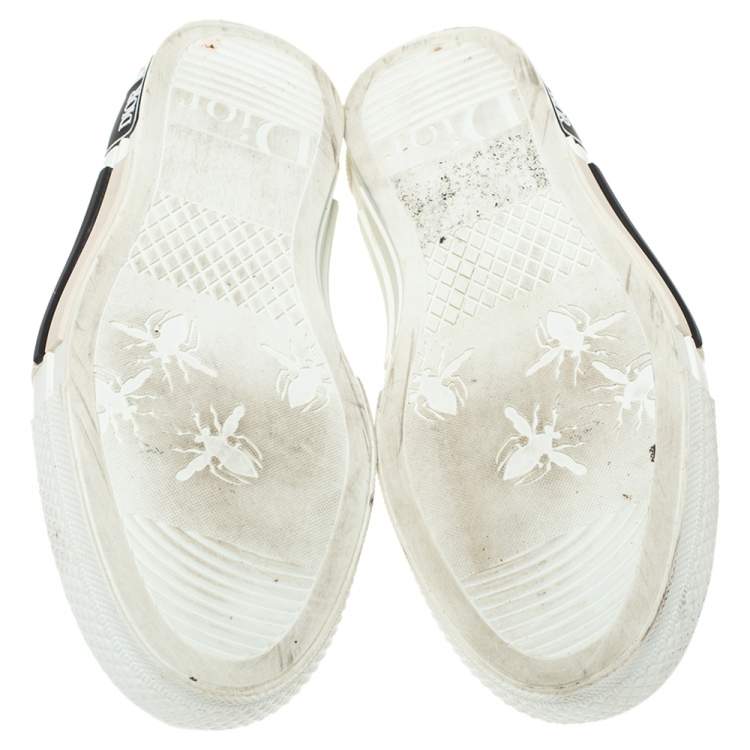 Pre Owned Dior White Oblique Mesh B23 Low Top Sneakers Size 38