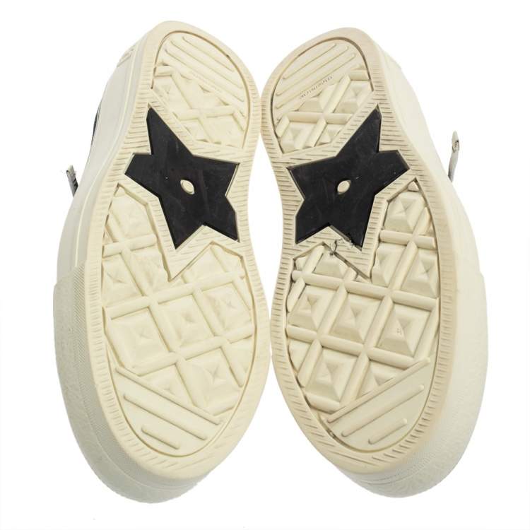 Pre Owned Dior Black Canvas Walk'n'Dior Low Top Sneakers Size 37