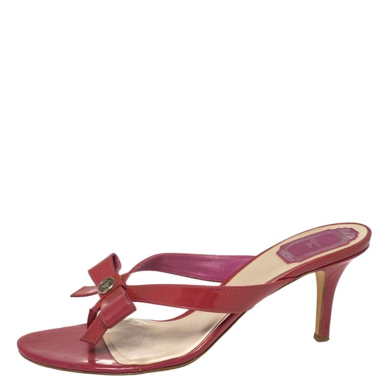 Red dior online sandals