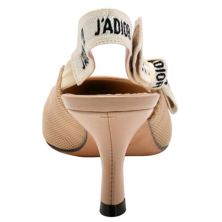Pre Owned Dior Beige J'Adior Pumps Technical Fabric EU 37