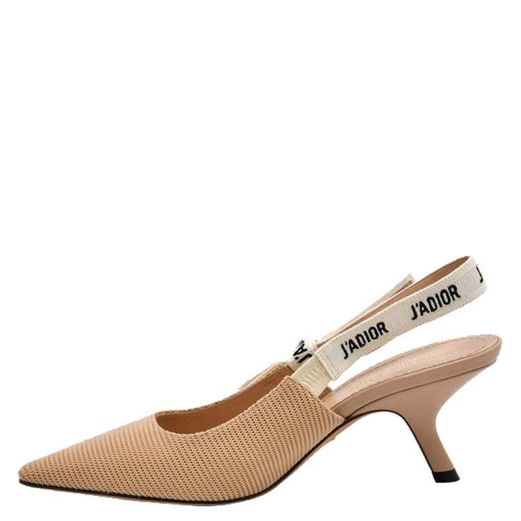 Pre Owned Dior Beige J'Adior Pumps Technical Fabric EU 37