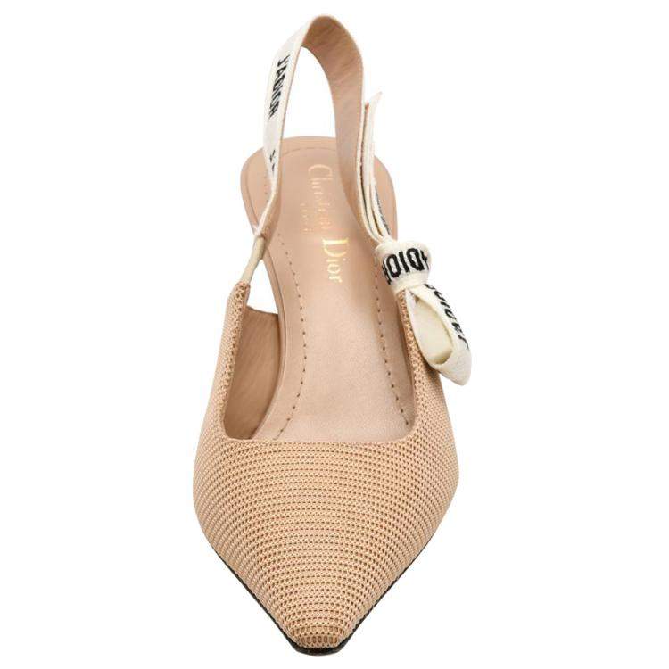 Pre Owned Dior Beige J'Adior Pumps Technical Fabric EU 37