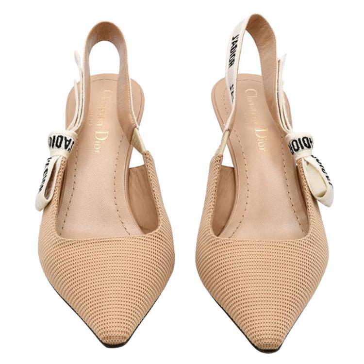 Pre Owned Dior Beige J'Adior Pumps Technical Fabric EU 37