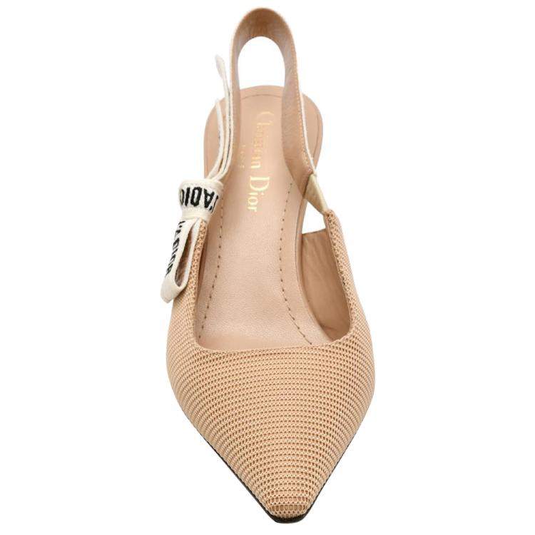 Pre Owned Dior Beige J'Adior Pumps Technical Fabric EU 37