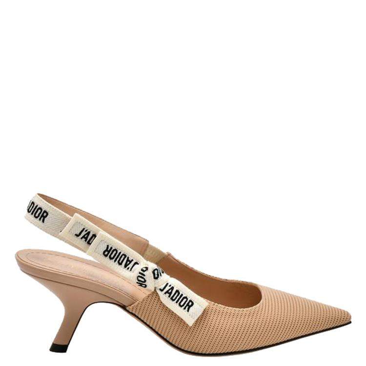 Pre Owned Dior Beige J'Adior Pumps Technical Fabric EU 37