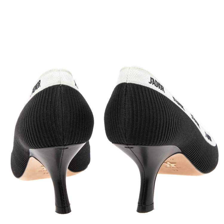 Pre Owned Dior Black  Canvas J'adior Pumps Size 39