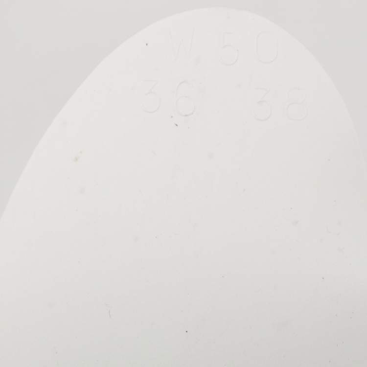 Pre Owned Dior Cream Rubber Diorcamp  Combat Boots Size 35