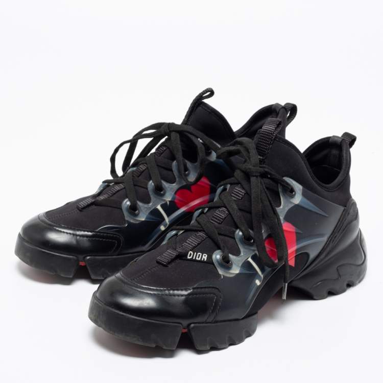 Dior Black And Fabric D-Connect Je Chunky Sneakers Size 38 Dior | TLC