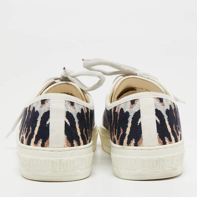 Pre Owned Dior  Multicolor Canvas Walk N Dior Sneakers Size 38