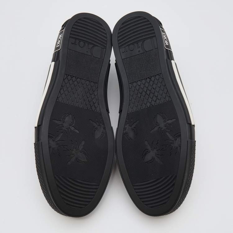 م�ملوكة مسبقًا Dior Black Oblique Mesh and Rubber B23 Low Top Sneakers Size 41