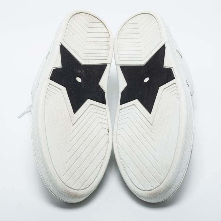 Pre Owned Dior White/Grey Suede and Leather D-Bee  Sneakers Size 37.5
