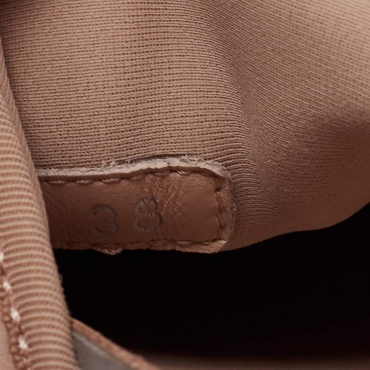 مملوكة مسبقًا Dior Nude Pink Neoprene, Leather and Rubber D-Connect Sneakers Size 38