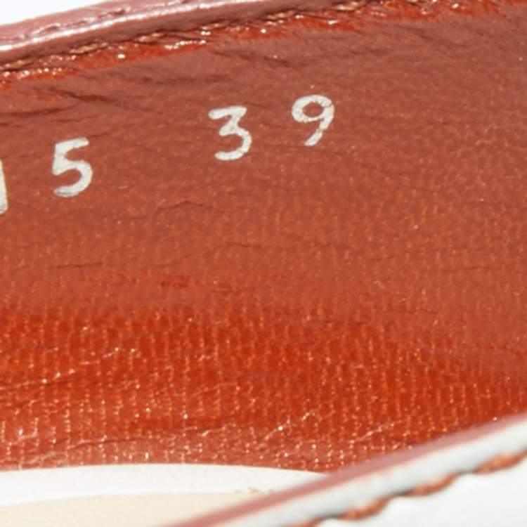 Pre Owned Dior White Leather Criss Cross Cannage Woodden Heel Open Toe Pumps Size 39