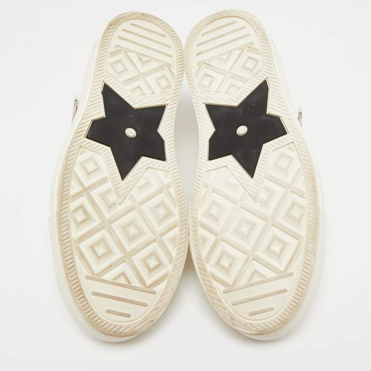 مملوكة مسبقًا Dior White Canvas walk n' dior  Sneakers Size 37