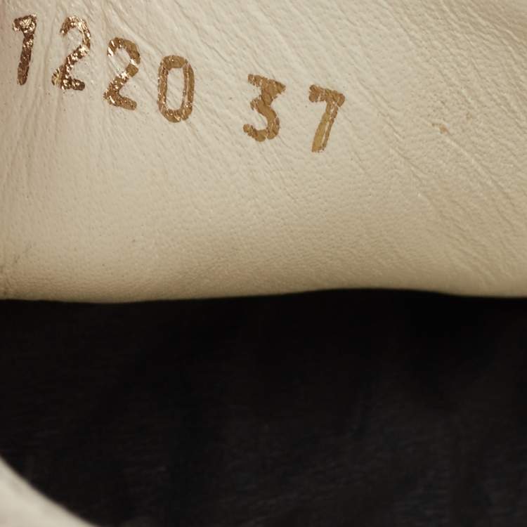 Pre Owned Dior Multicolor Canvas Walk'n'Dior Low Top Sneakers Size 37