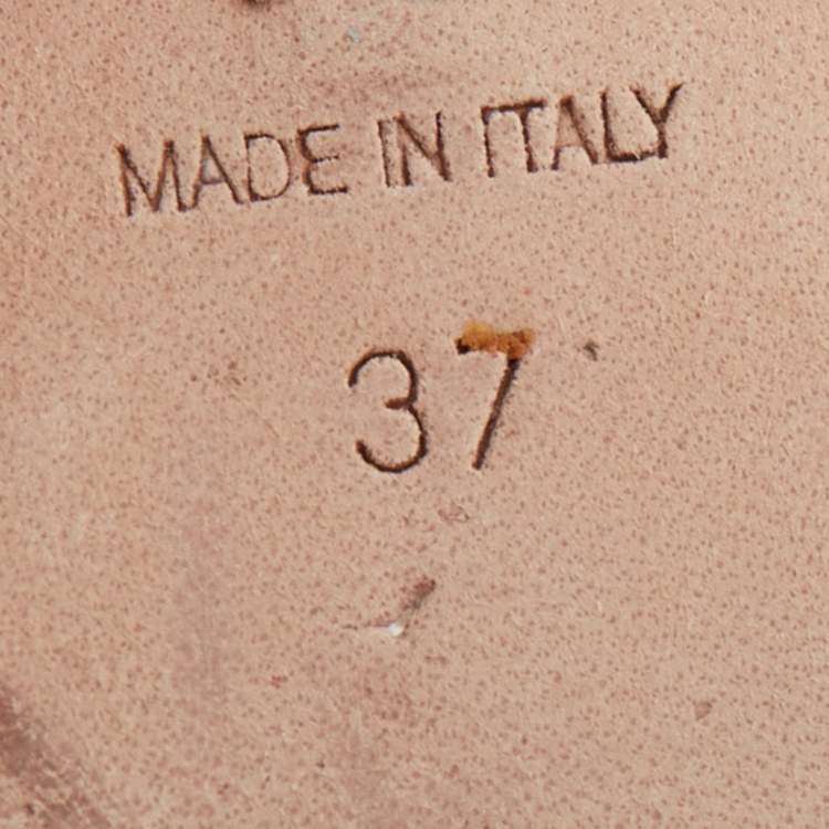 Pre Owned Dior Red Patent Leather J'Adior Slingback Flats Size 37