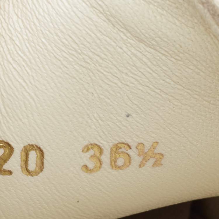 Pre Owned Dior White Canvas Walk'n'Dior Low Top Sneakers Size 36.5