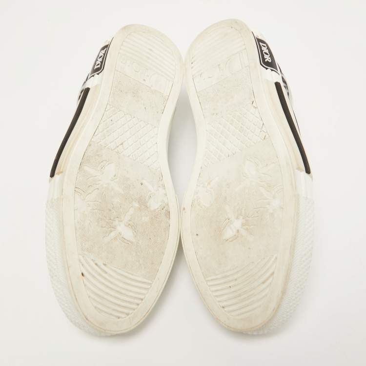 Pre Owned Dior Grey PVC and Canvas B23 Low Top Sneakers Size 36.5