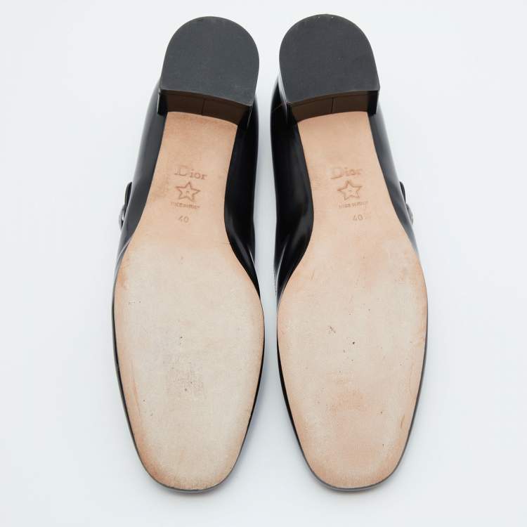 Pre Owned Dior Black Patent Leather Pumps Size 40