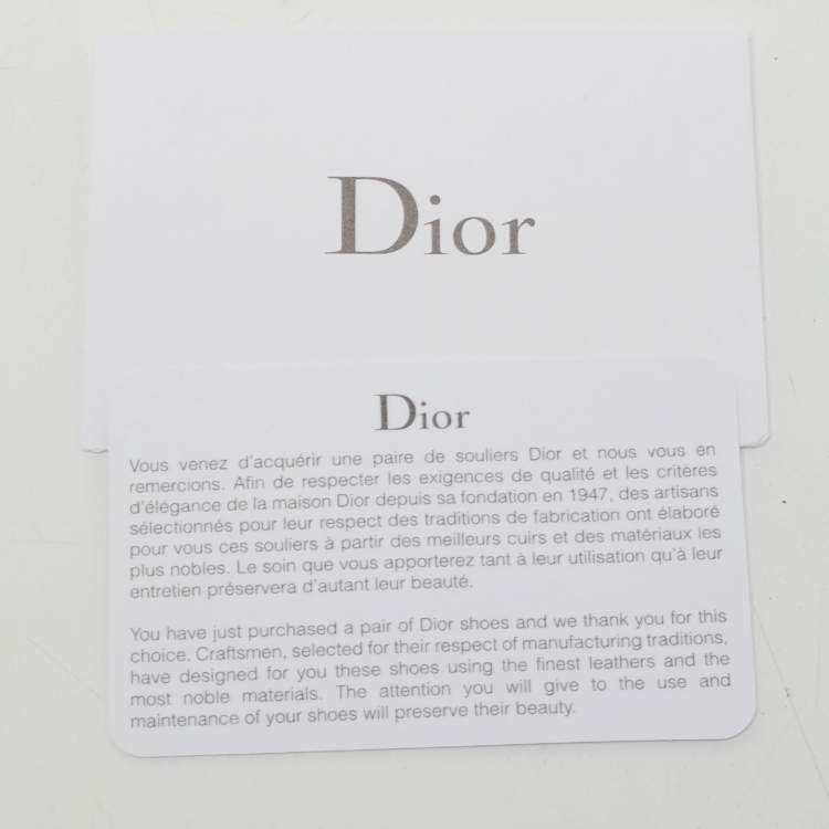 Pre Owned Dior Navy Blue Canvas and Leather Walk'n'Dior  Sneakers Size 38