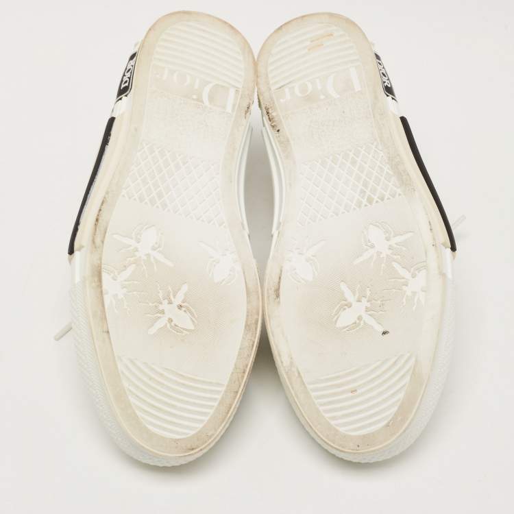 Pre Owned Dior Green/White PVC and Mesh B23 Sneakers Size 38