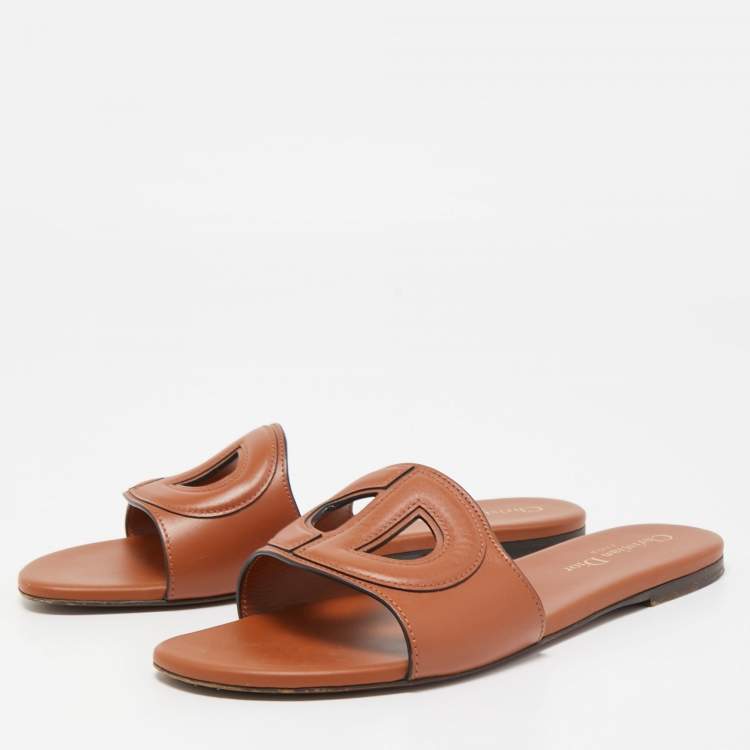 Christian dior tan sandals new arrivals