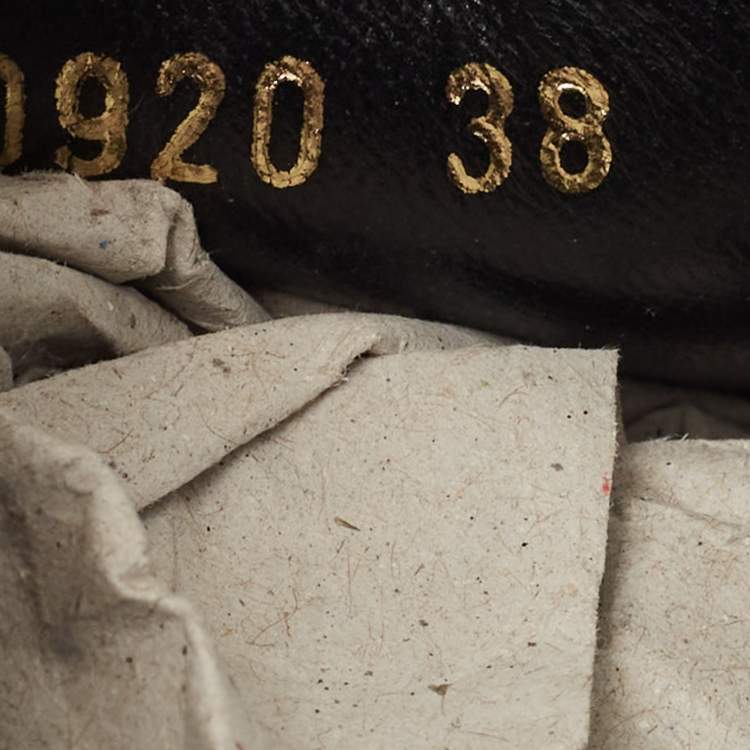 Pre Owned Dior Black/White Canvas Walk'n'Dior Low Top Sneakers Size 38