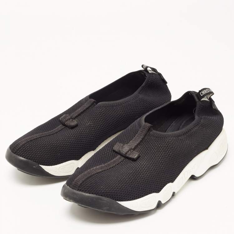 Dior fusion sneaker on sale in black technical fabric