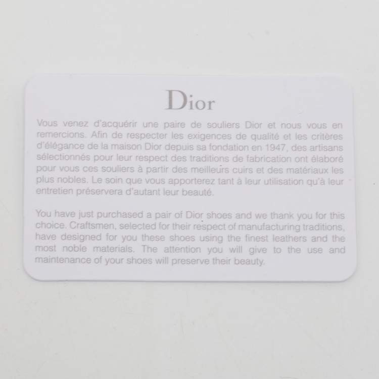 Pre Owned Dior Black Canvas J'Adior Slingback Flats Size 37