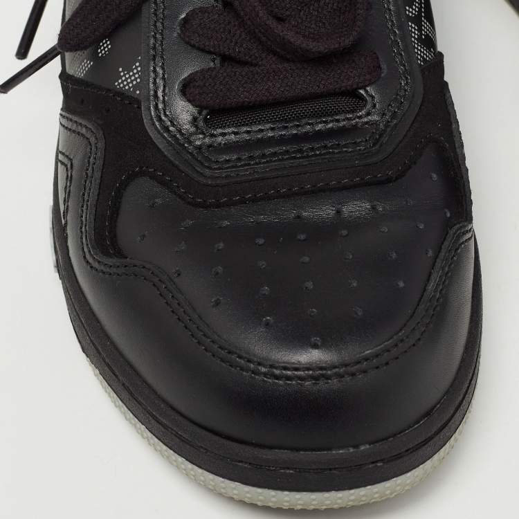 Pre Owned Dior Black Leather B27 Low Top Sneakers Size 37