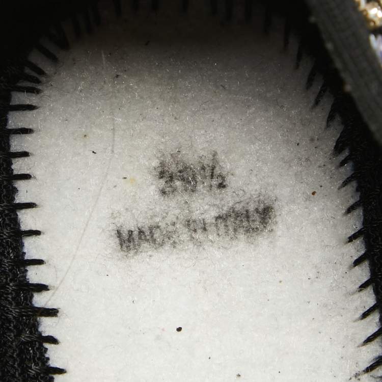 Pre Owned Dior Black Crystal Embellished Mesh Fusion Sneakers Size 39.5