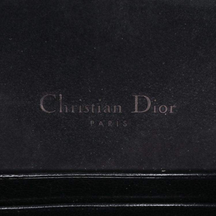Pre Owned   Dior Leather Saddle Belt Pouch