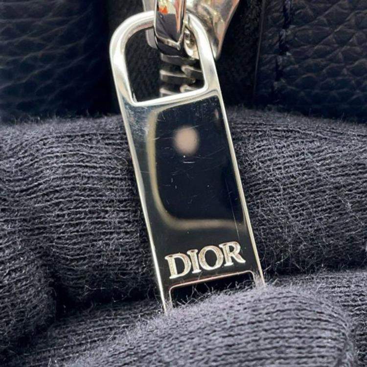 Pre Owned Dior Shawn Stussy Grained Calfskin Year of the Ox Sling Bag