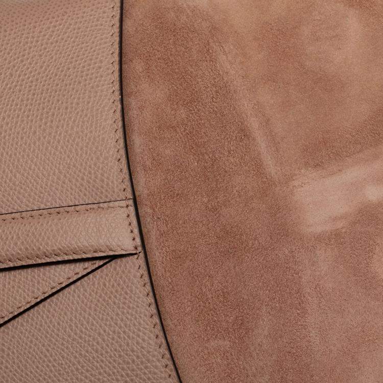 Pre Owned Dior Leather Saddle Belt Bag