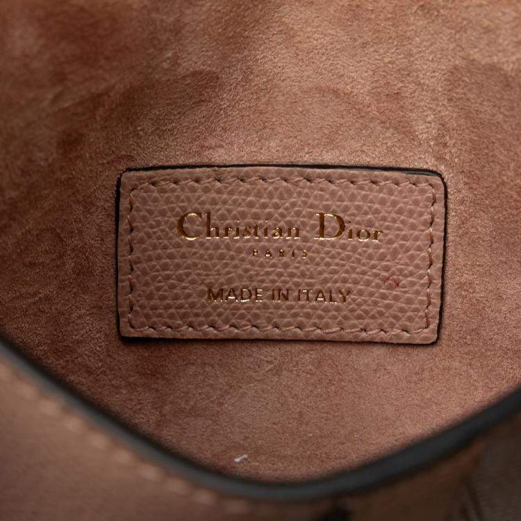 Pre Owned Dior Leather Saddle Belt Bag