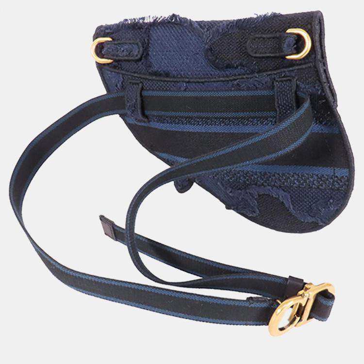 Dior Blue Camouflage Saddle Belt Bag Dior TLC