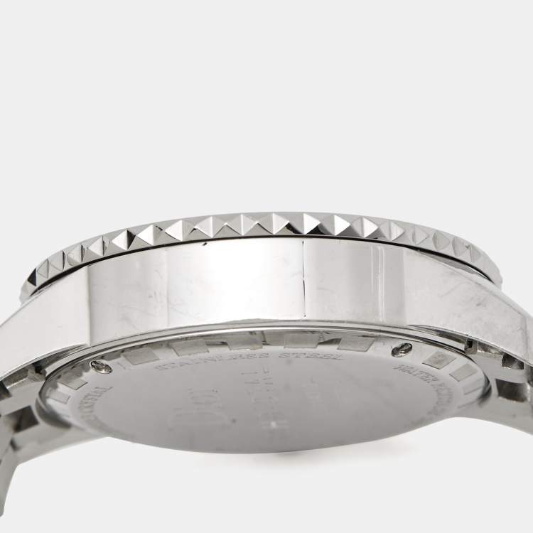 Pre Owned Dior White Stainless Steel Christal CD114310M001 Women's Wristwatch 38 mm