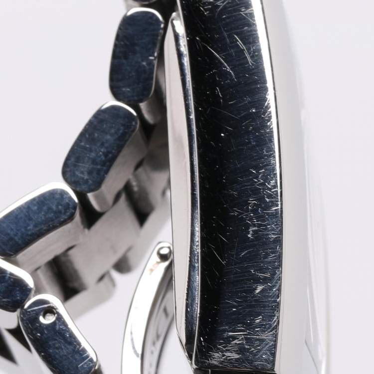 Pre Owned Christian Dior Silver Stainless Steel Riva D101-100 Women's Wristwatch 31 mm