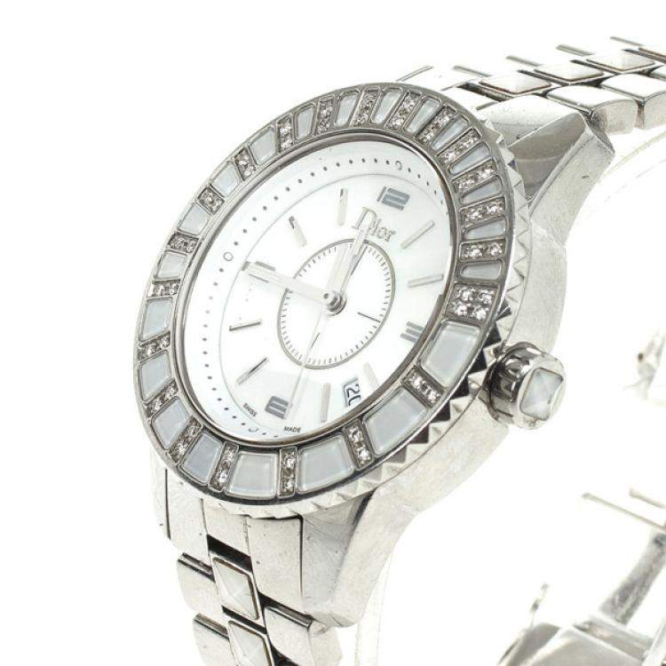 Pre Owned Dior Christal Womens Wristwatch 28.5 MM