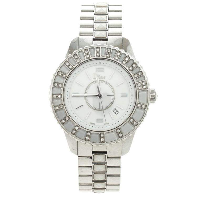 Pre Owned Dior Christal Womens Wristwatch 28.5 MM