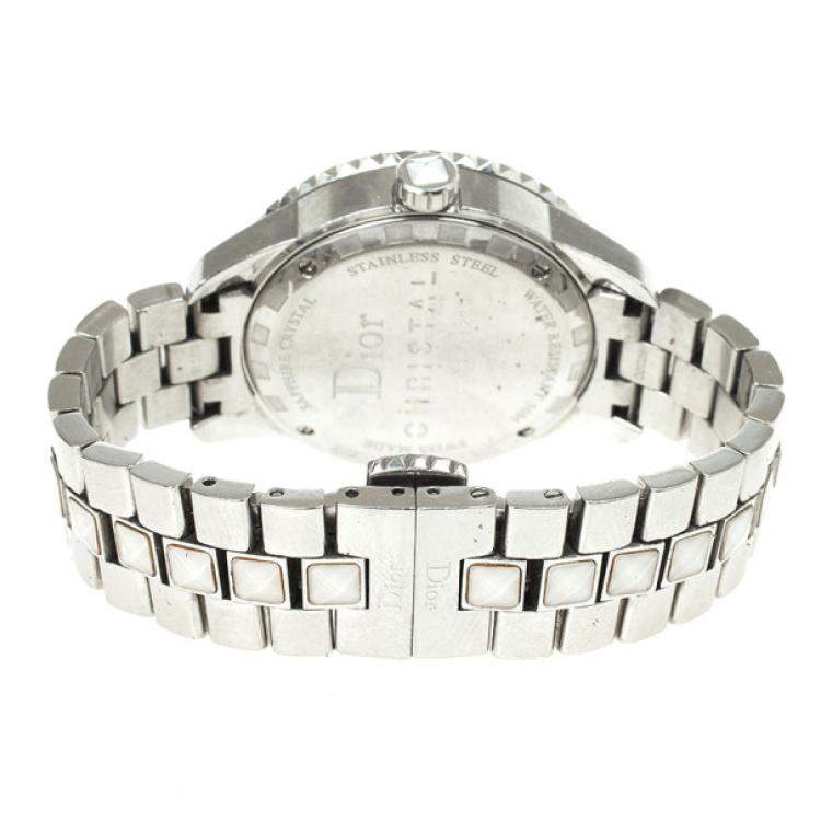Pre Owned Dior Christal Womens Wristwatch 28.5 MM