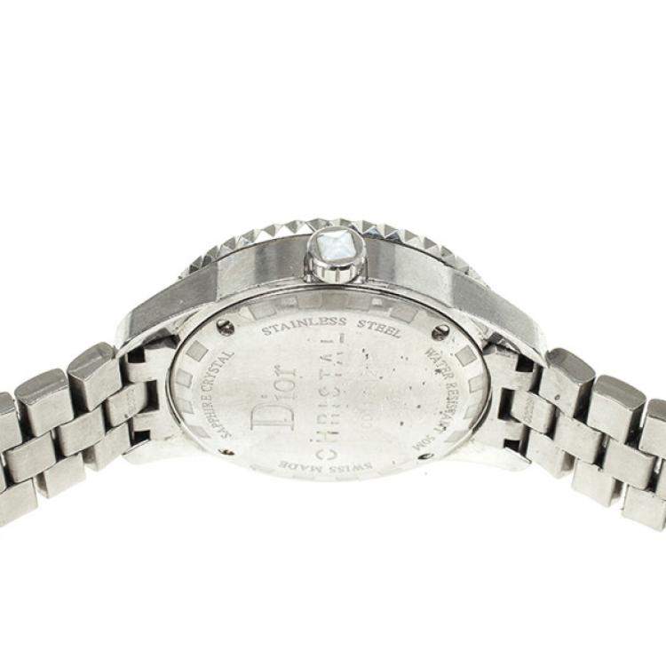 Pre Owned Dior Christal Womens Wristwatch 28.5 MM