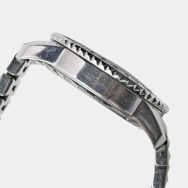 مملوكة مسبقًا Dior White Diamonds Stainless Steel Christal CD113112M002 Women's Wristwatch 33 mm