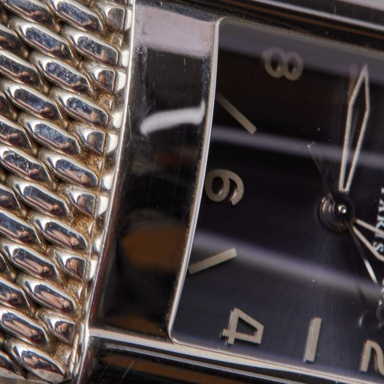 Pre Owned Christian Dior Grey Stainless Steel D79-100 Women's Wristwatch 28 mm