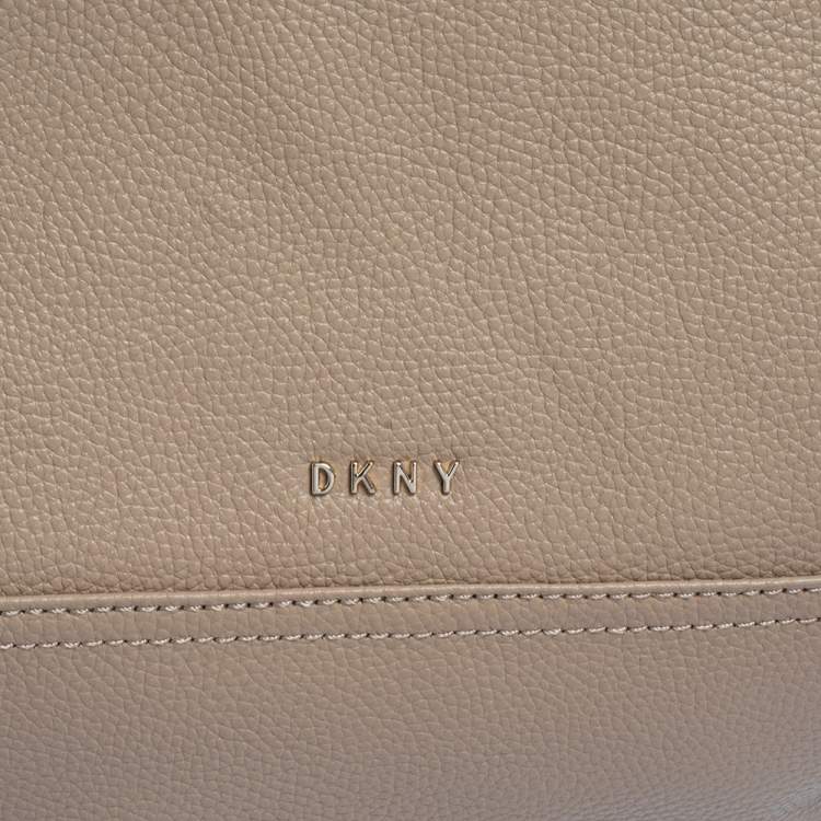 Pre Owned DKNY Beige Leather Tote