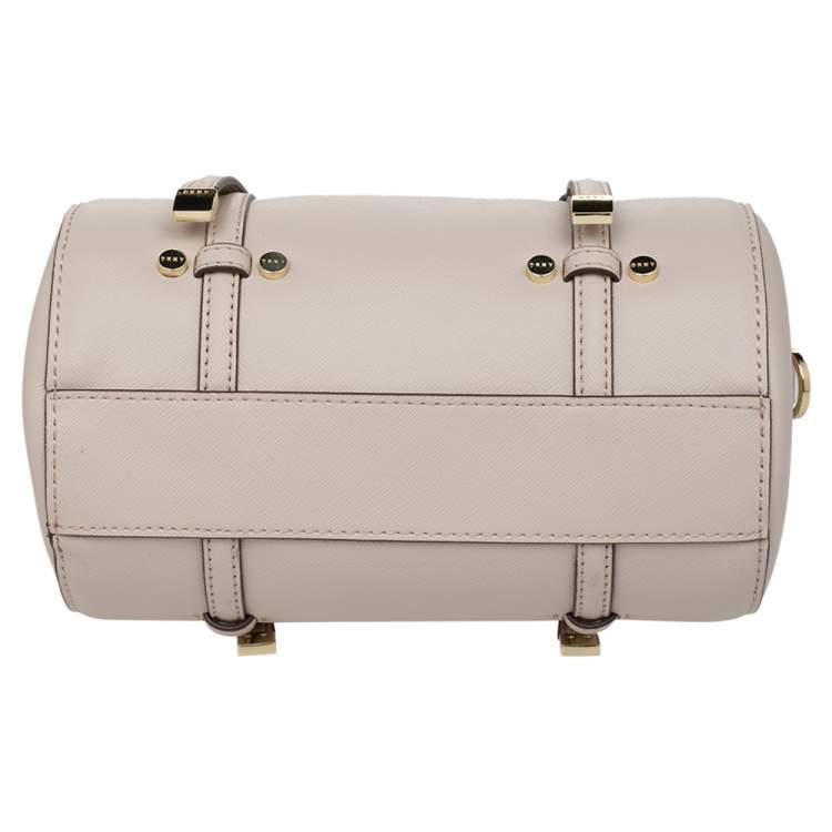 Pre Owned DKNY Beige PVC Small BO Duffel Bag