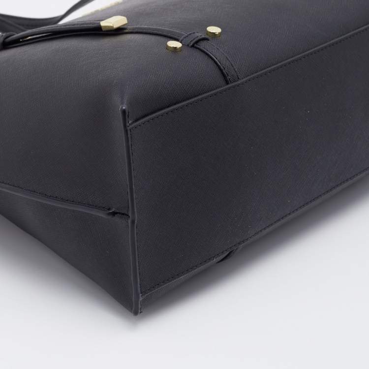 مملوكة مسبقًا DKNY Black Leather Tote